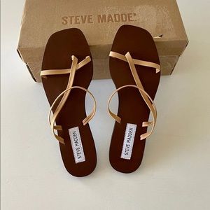 Steve Madden Jessica Leather Strap Slide